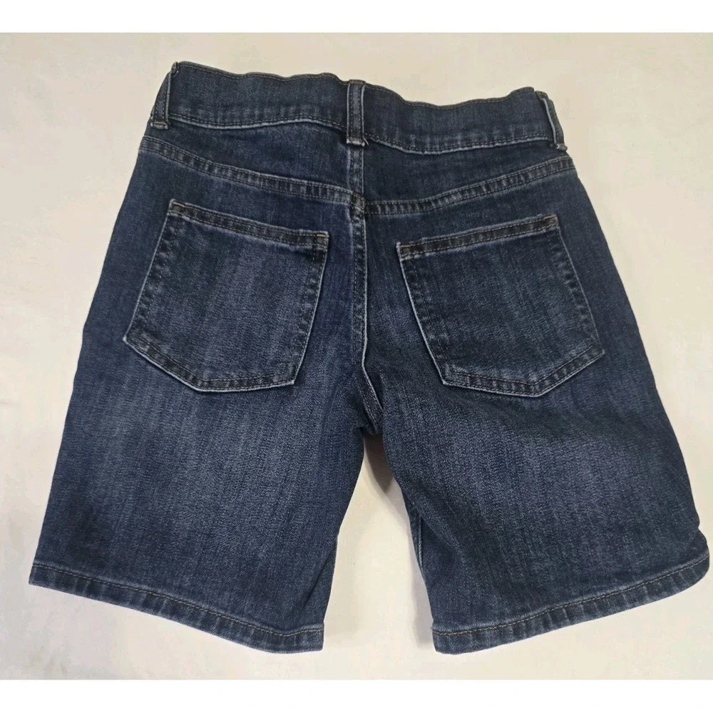 Boy's Size 10 Wonder Nation Blue Denim Shorts Adjustable Waist